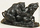 Bull Attacked by a Bear by Antoine Louis Barye